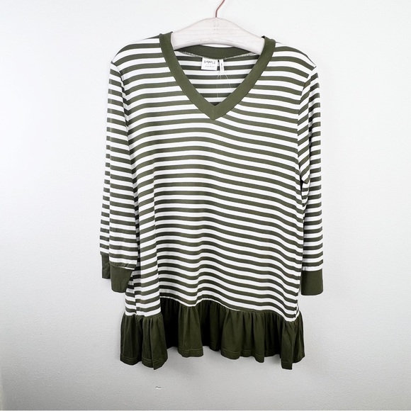 Simple Suzanne Betro Long sleeve V-neck Top - Picture 1 of 6